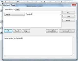 Parameter Field in Crystal Report