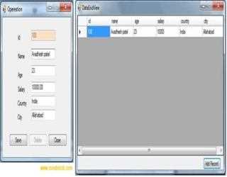 Insert, Delete, Update in DataGridView with DataTable in C#