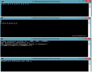 String Split in C#