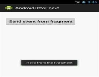 Using the Otto Event Bus library on Android