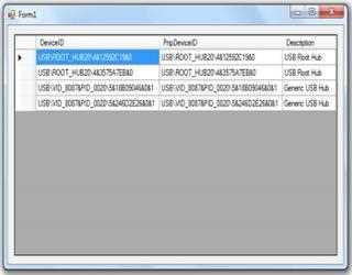 Check device connect to PC by c#
