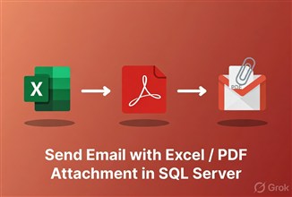 Send Email with Excel / PDF Attachment in SQL Server