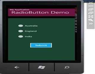 RadioButton Control in Windows 7 Phone Development