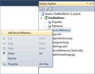 Data Binding in Windows Phone 7 Using WCF Service