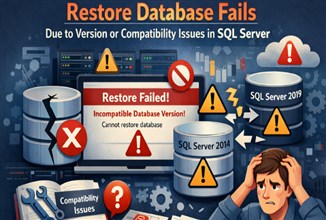 Restore Database Fails Due to Version or Compatibility Issues in SQL Server
