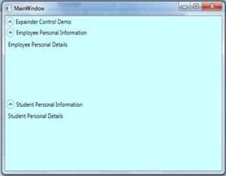 Expander Control in WPF