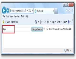 Google Search API on HTML Page