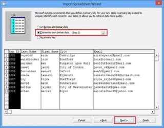 Move data from Excel to Access