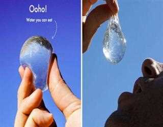 Edible Water Bottle, Ooho!