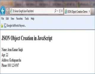 Introduction to JavaScript Object Notation (JSON)