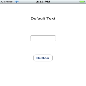 iOS : Sample User Interaction using Button, TextField and Label