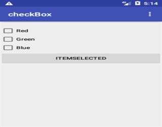 Checkbox in Android