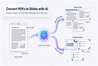 How to Convert PDF to PowerPoint with AI: Layout Copy vs Content Rebuild Explained