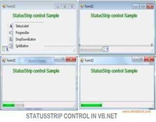 StatusStrip Control in VB.Net