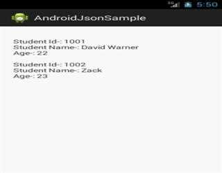 JSON in Android