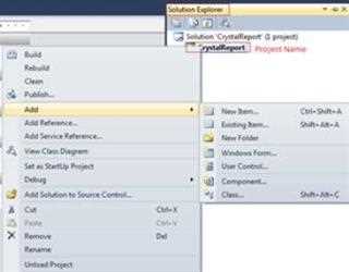 Creating Crystal Report in C#.Net