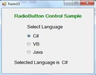 RadioButton Control in VB.Net