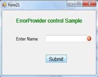 ErrorProvider Control in VB.Net