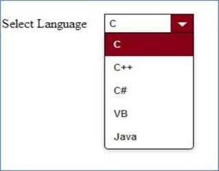 Stylish Dropdown in HTML