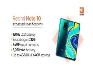 Specifications of Redmi Note 10 series leaked before the official launch.