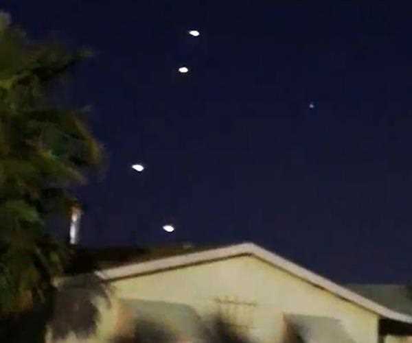 Blue UFO Seen in Las Vegas and Area 51 Man Reported Two 8- 10 Feet Long Aliens
