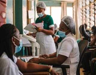 With Apple's help, community caregivers in Ghana are spreading hope