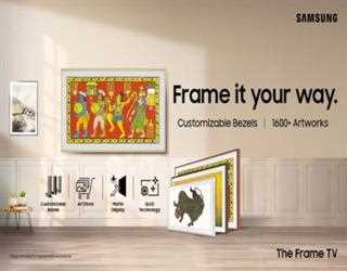 In India Samsung Launches New Frame TV with Customizable Bezels