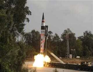 India's successful mission "Divyastra" Test flight of the Agni-5 MIRV missile