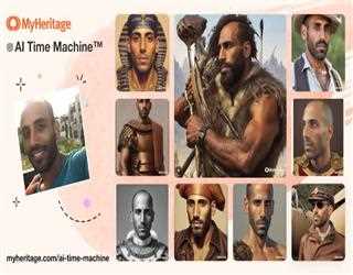 How to Send Your Face Back in Time Using MyHeritage's "AI Time Machine."