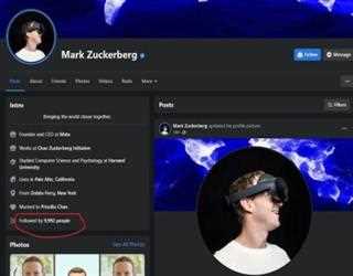 Less than 10,000 people follow Mark Zuckerberg on Facebook at the moment.