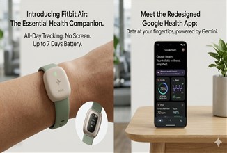 Google launches Fitbit Air and redesigned Google Health app