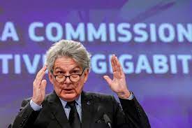 EU's Industry Chief Defends Data Rules Criticized by Big Tech