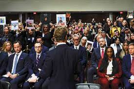 Tech CEOs have blood in their hand tells US Senate at child safety hearing