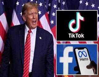 Trump says a TikTok ban would empower Meta