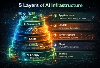 Nvidia Reveals 5 Layers of AI Infrastructure That Could Create Millions of Jobs