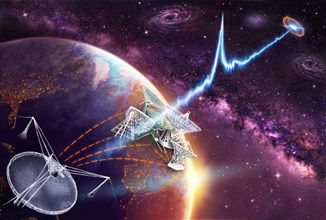 Fast Radio Bursts Reveal Universe’s Missing Matter Hidden in Cosmic Intergalactic Fog